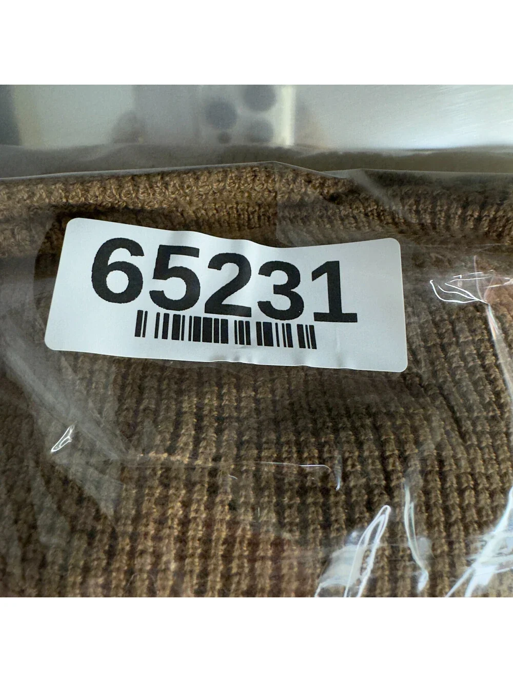 Michael Kors Sweater Pullover Women L Large Brown Knit 3/4 Sleeve Cotton Soft